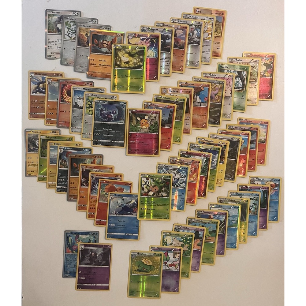 Huge Pokémon 59 Piece Card Set All Holo Reverse & Holo Collections EXCELLENT!!